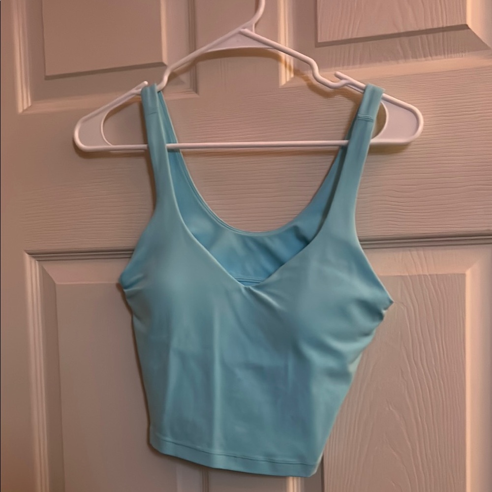Blue lulu lemon align tank